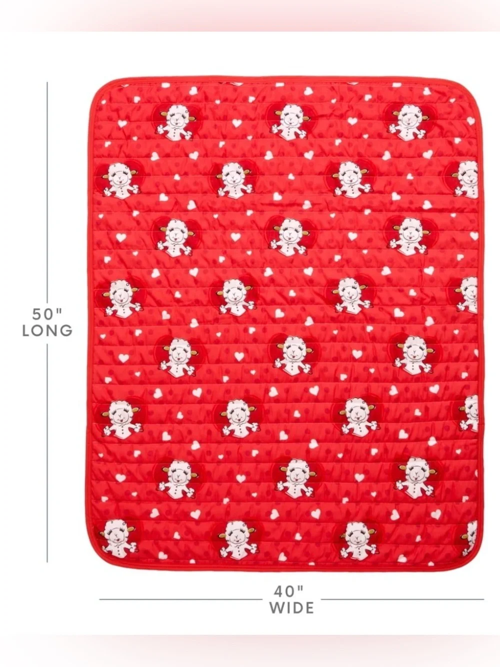 Lamb Chop Pet Cooling Throw Blanket